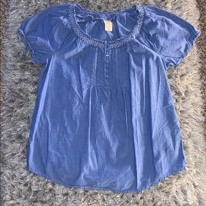 Women’s Blue Jean Top